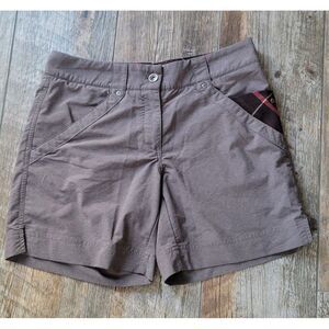 Nike Golf Sport Dri Fit Shorts Brown 7" Inseam‎ Size 6